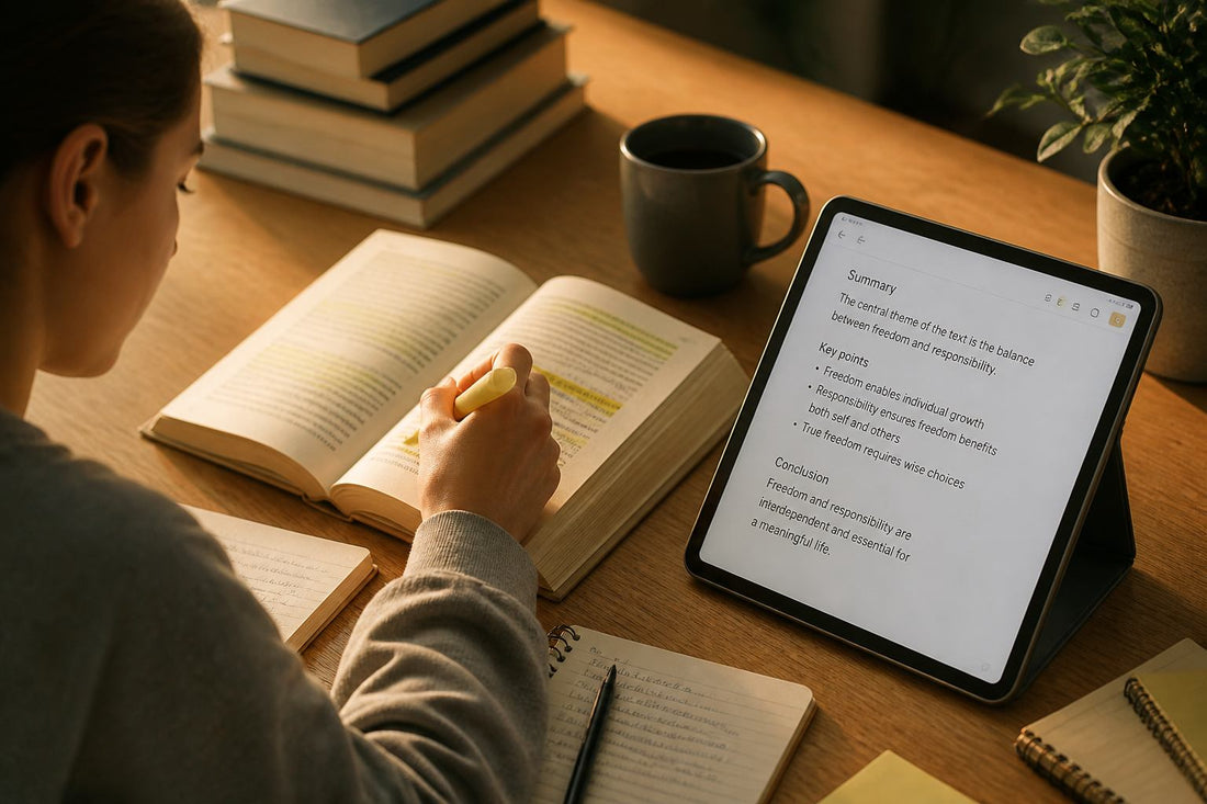 cómo usar IA para resumir lecturas — guía 2026 en ROD CUENTAS
