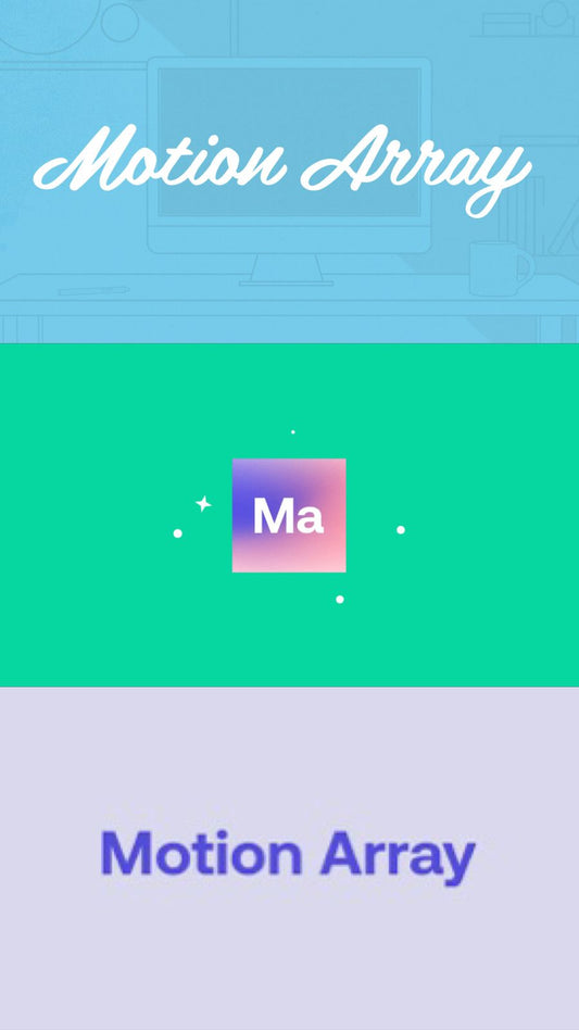 Motion Array: Plataforma con plantillas, efectos y música libre de derechos para editores de video. Compatible con Premiere Pro, After Effects, DaVinci Resolve y Final Cut Pro